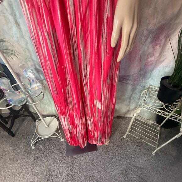 NWOT๐ Breezaya Tasseled Cuff Elastic Waistline Straight Wide Leg Jumpsuit - Picture 6 of 16